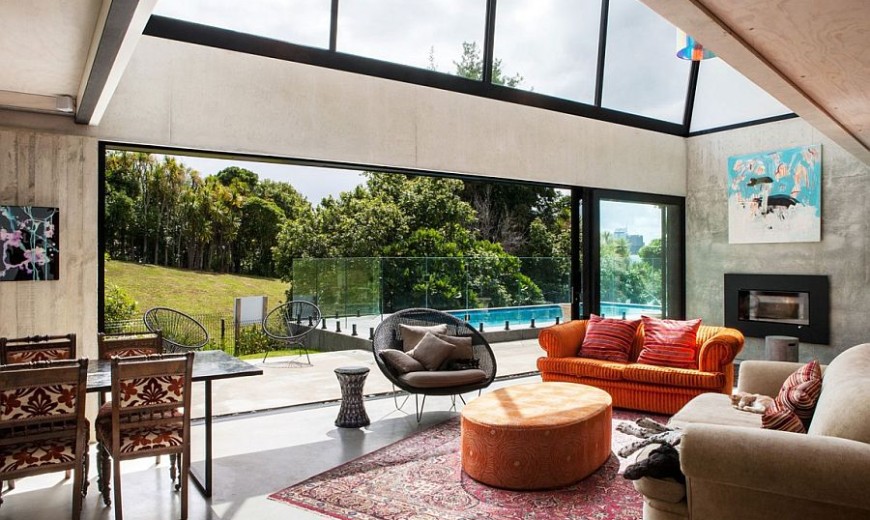 Industrial Ingenuity: Contemporary Auckland Home in Concrete, Steel and Glass