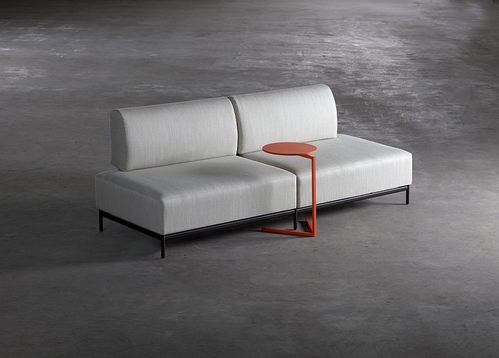 Ergonomic Platform sofa and table design