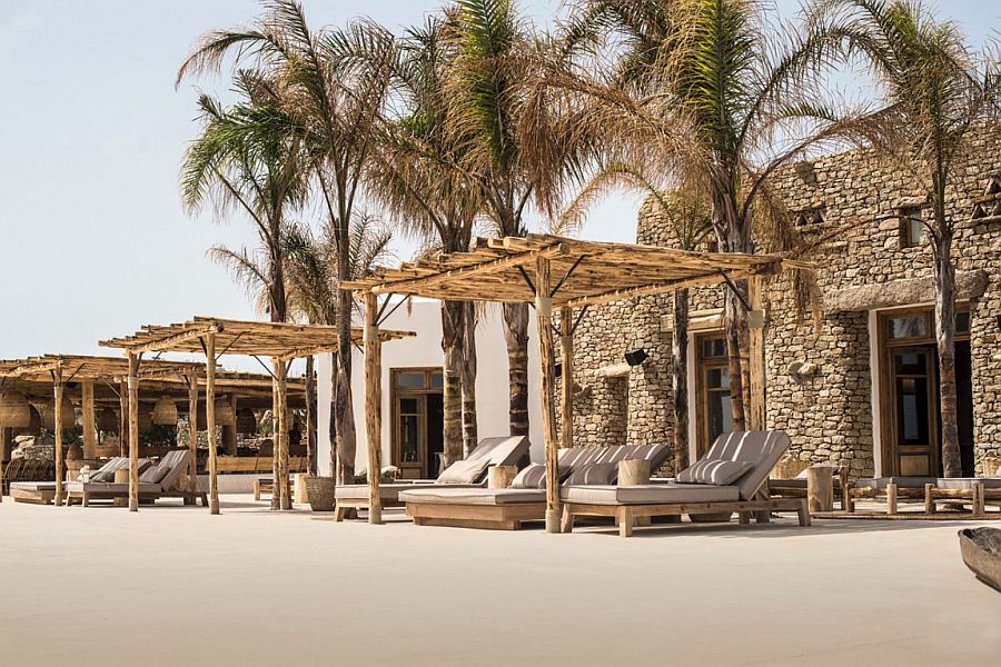 Exclusive design of Scorpios celebrates beach culture and Cycladic architecture