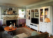 Fireplace-brings-festivity-to-the-dreamy-living-room-217x155