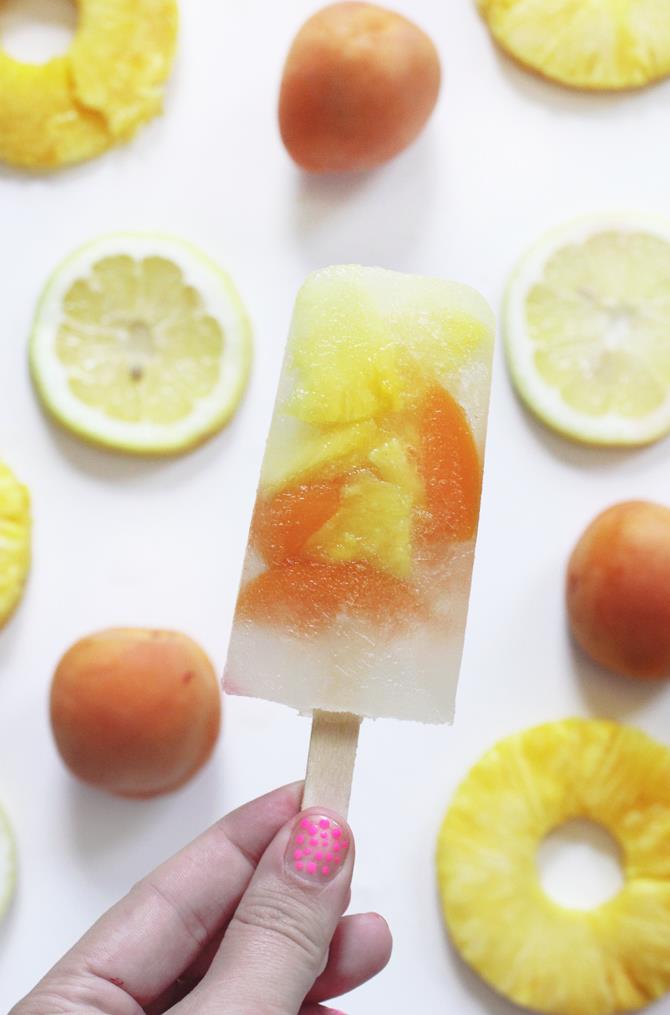 Fruity wine popsicles from I Spy DIY