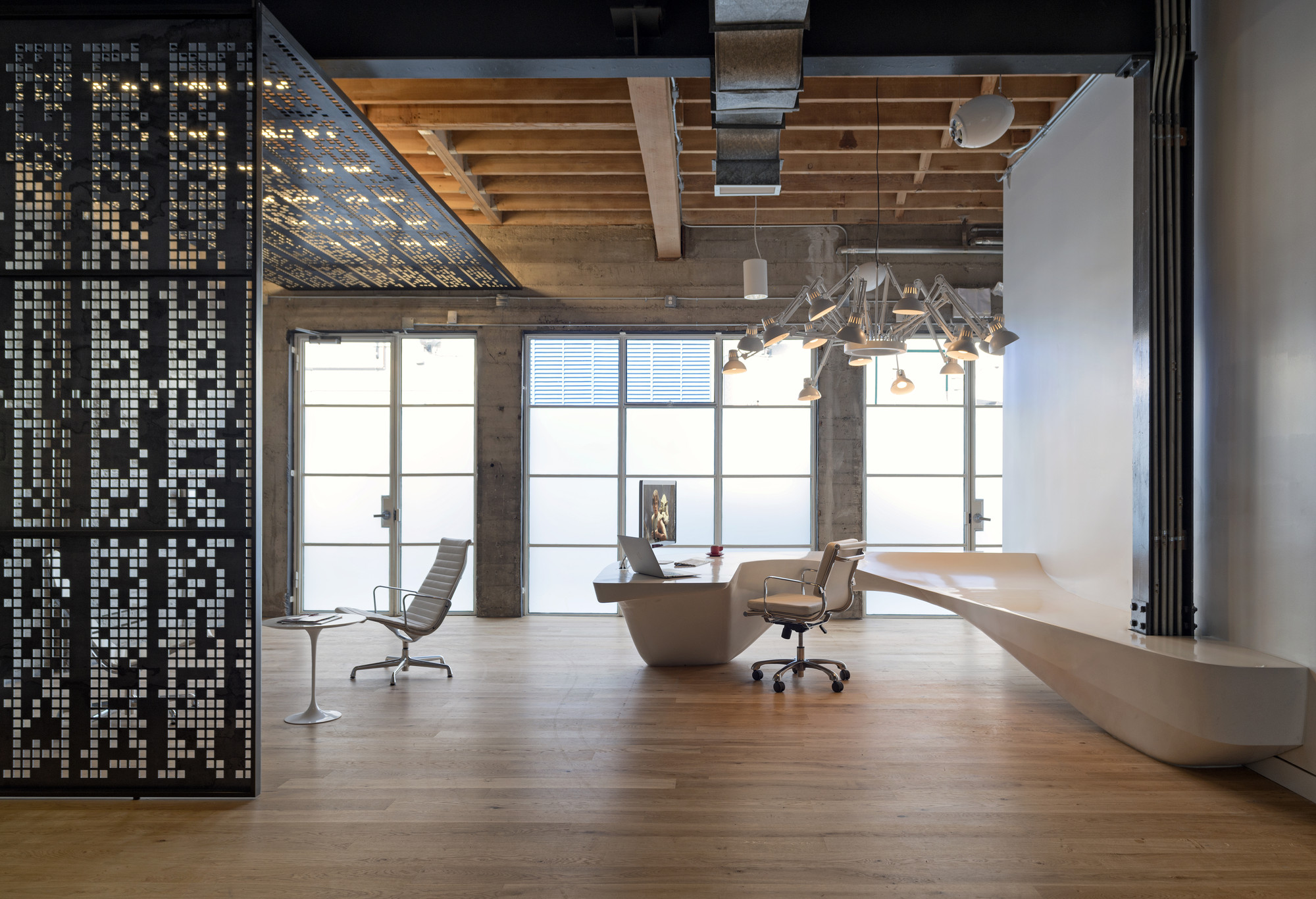 Giant Pixel reception desk area