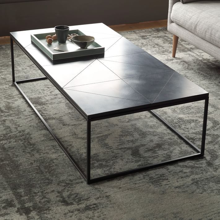 Granite coffee table from West Elm