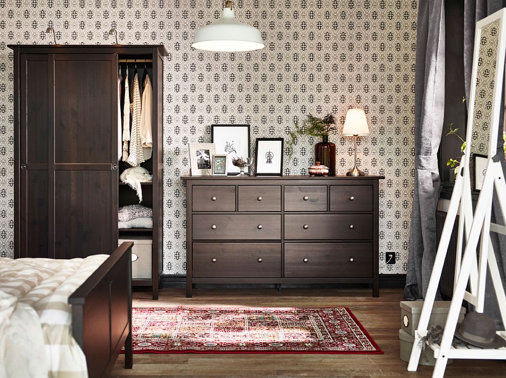 HEMNES drawer and wardrobe bring a ouch of tradition to the modern bedroom