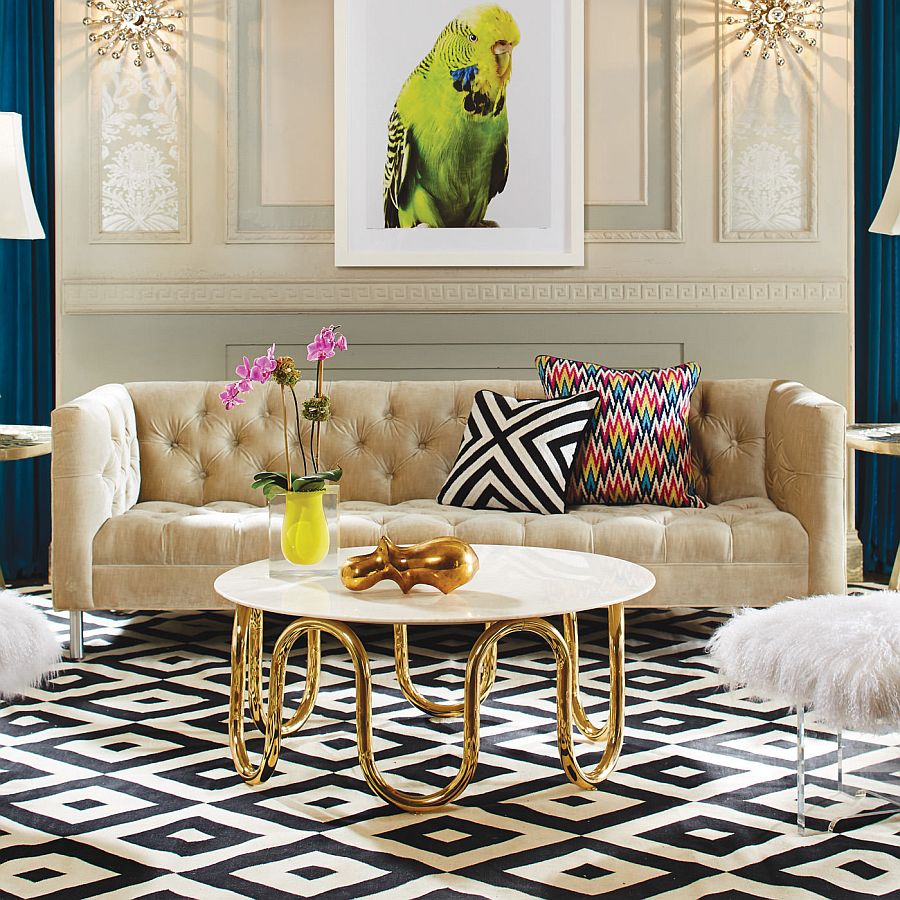 50 Gold Coffee Tables That Add Sparkle