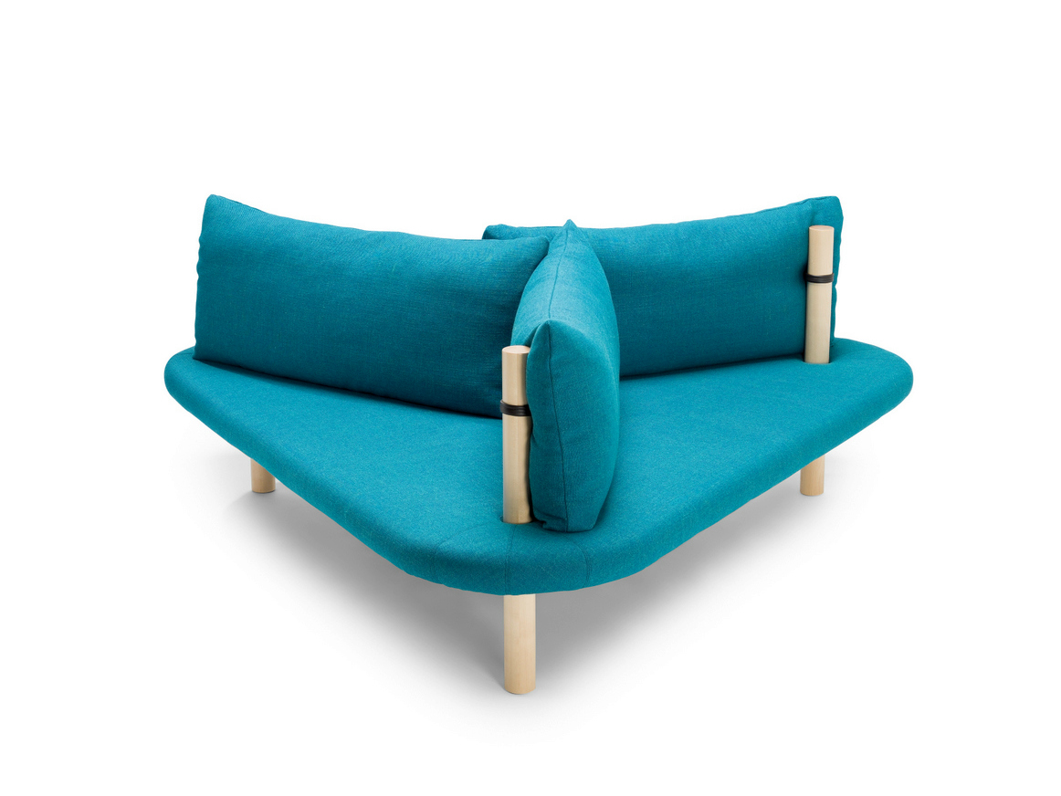 Holmen triangle shaped sofa