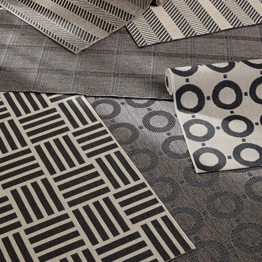 Indoor-outdoor rugs from Crate & Barrel