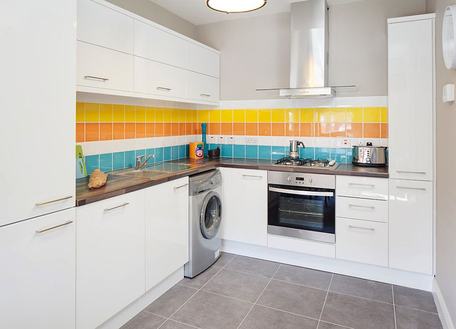 Kitchen backsplash that is all about cheerful elegance [Design: Think Contemporary]