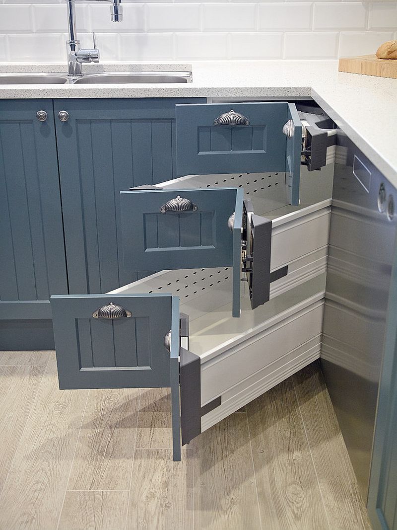 4 Clever Corner Kitchen Cabinet Storage Ideas