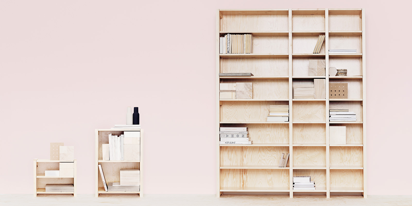 Lundia classic shelving