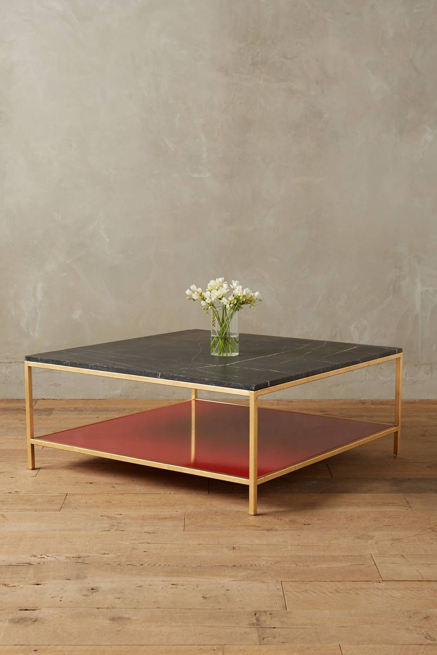 Marble coffee table from Anthropologie