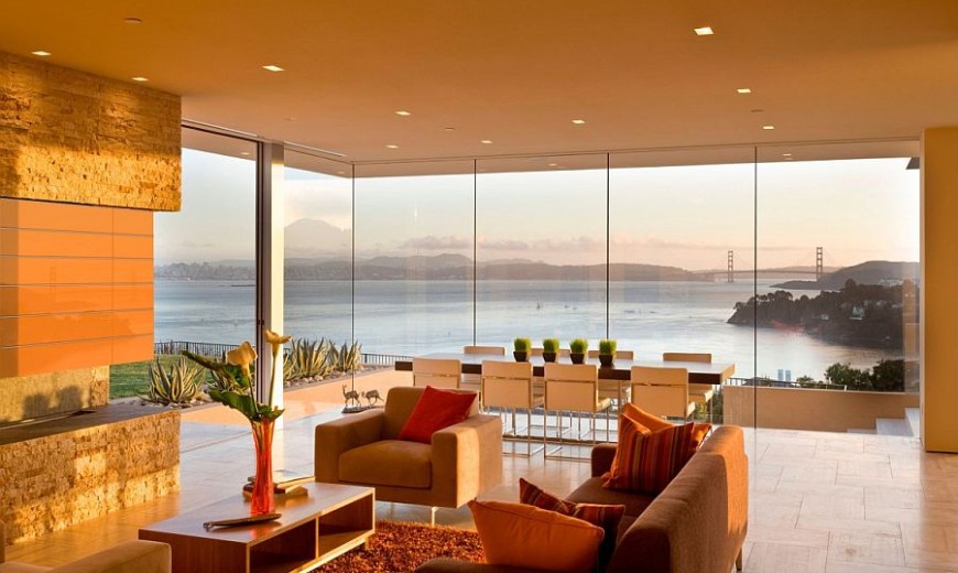 Garay Residence: Magnificent Portal Leads to Dreamy Views of Golden Gate Bridge