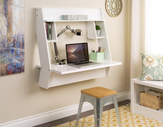 8 Wall-Mounted Desks That Save Room in Small Spaces