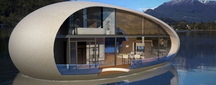 Sea Suite Egg-Shaped Floating Home