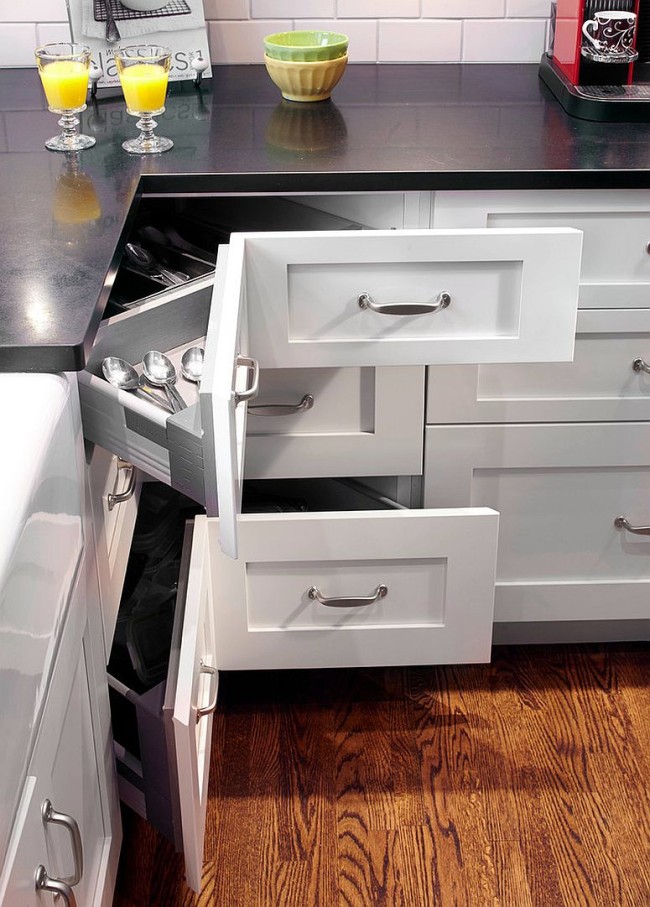 30 Corner Drawers and Storage Solutions for the Modern Kitchen Decoist