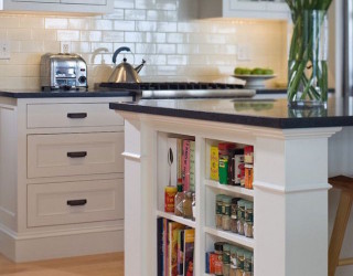 15 Unique Kitchen Ideas for Storing Cookbooks