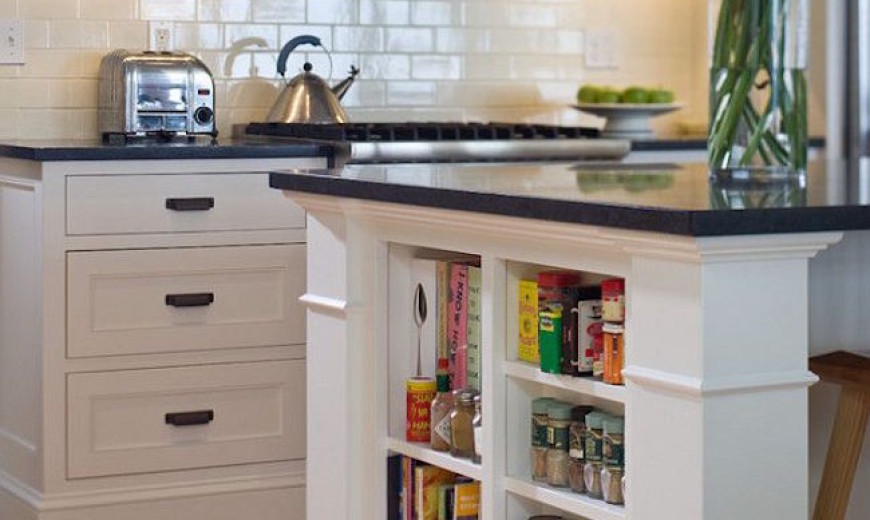 15 Unique Kitchen Ideas for Storing Cookbooks