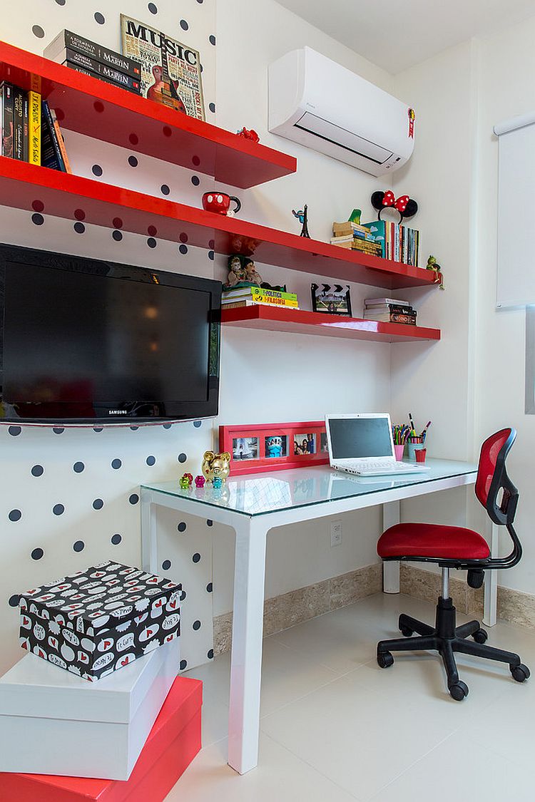 Take a less obvious approach to the Mickey Mouse themed interior