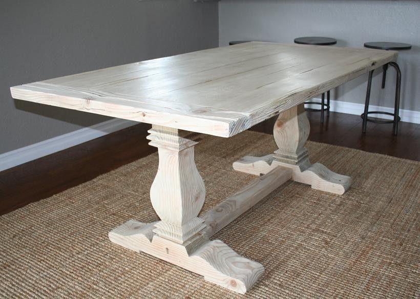 Small trestle deals dining table