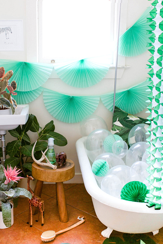 Tropical party style from Oh Happy Day