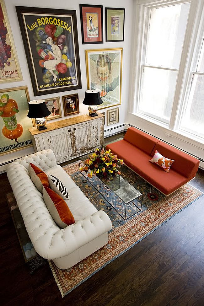 50 Eclectic Living Rooms for a Delightfully Creative Home