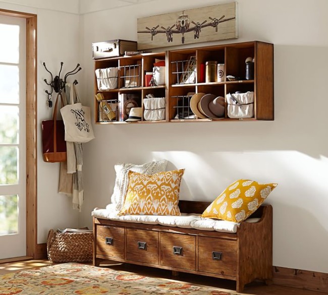 8 Entryway Benches That Maximize Storage Space Decoist