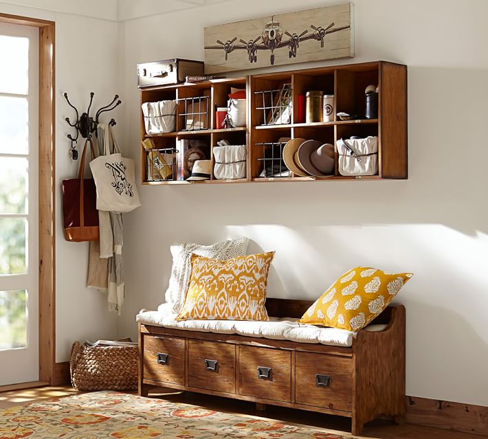 Aubrey Entryway Storage Bench