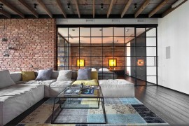 High-End Bachelor Pad Design: Stunning Loft in Kiev by MARTINarchitects - High End Bachelor Pad Apartments