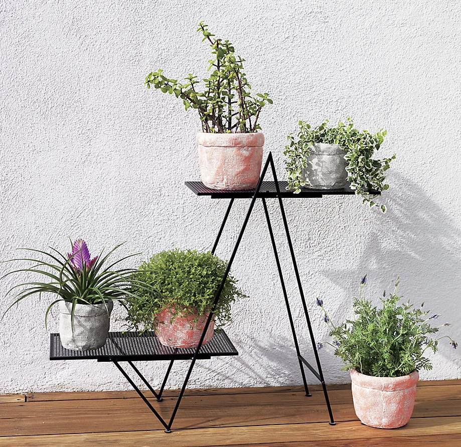 Angular plant stand from CB2