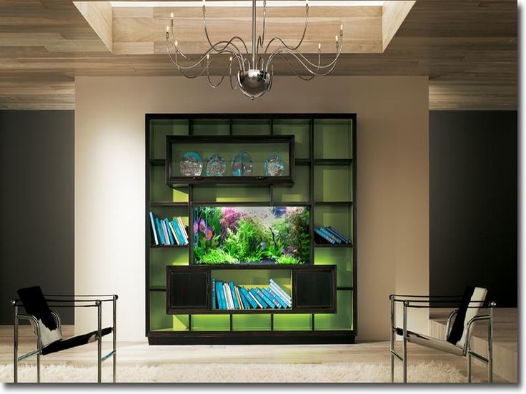 440 Tv Unit Design With Aquarium Gratis Terbaik