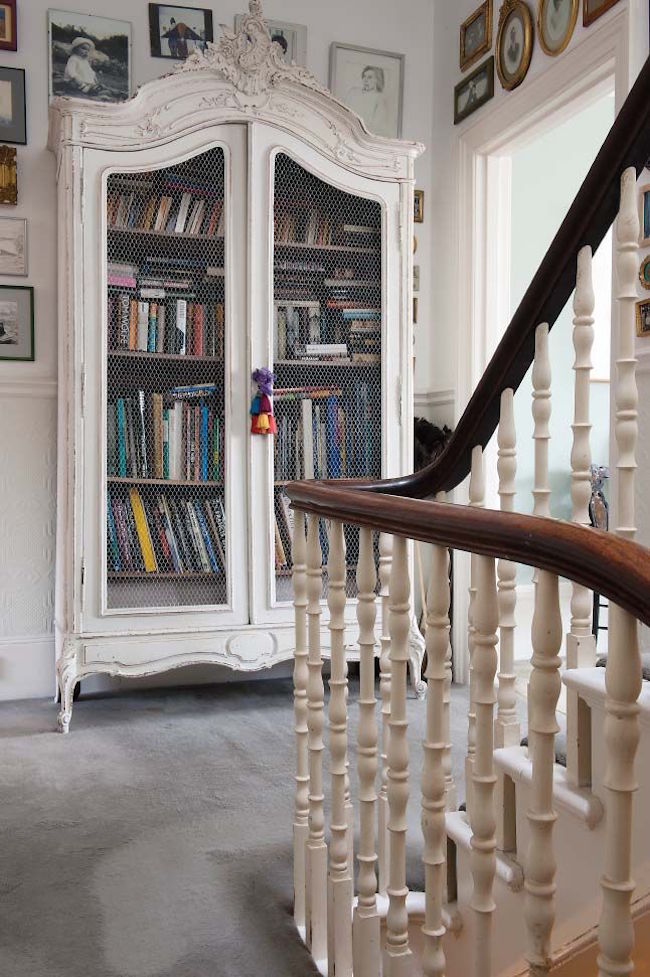 Armoire used to store books