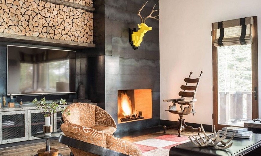 Tahoe Retreat: Inspired Rustic Mountain Escape for the Hip Modern Bachelor