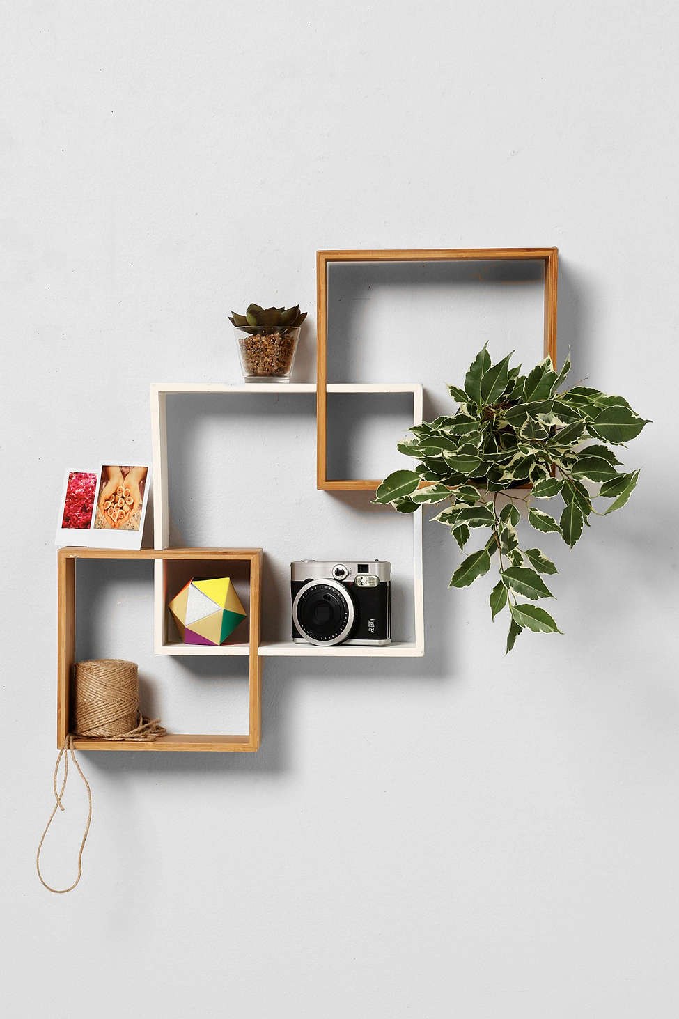 Bamboo wall shelving from Urban Outfitters