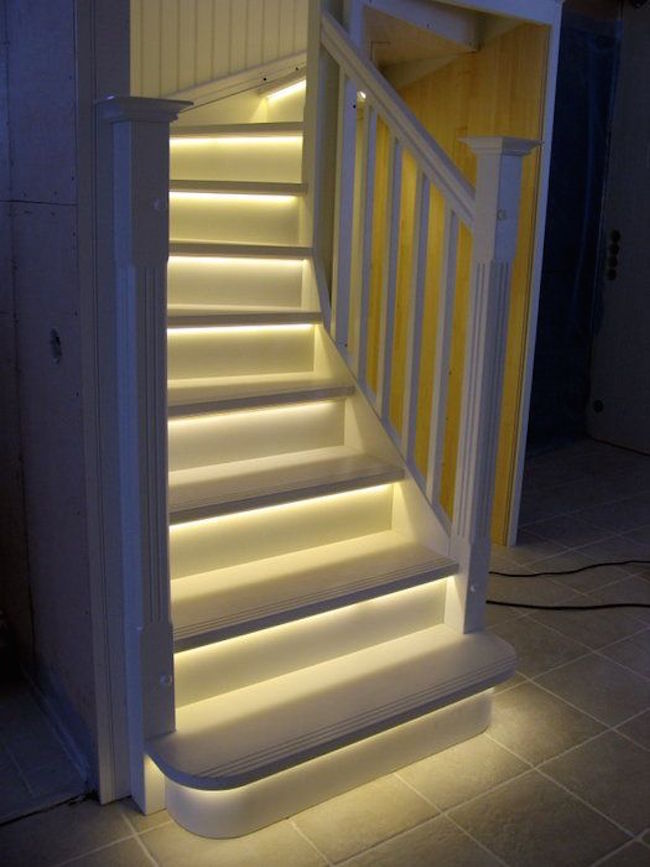 basement step lights