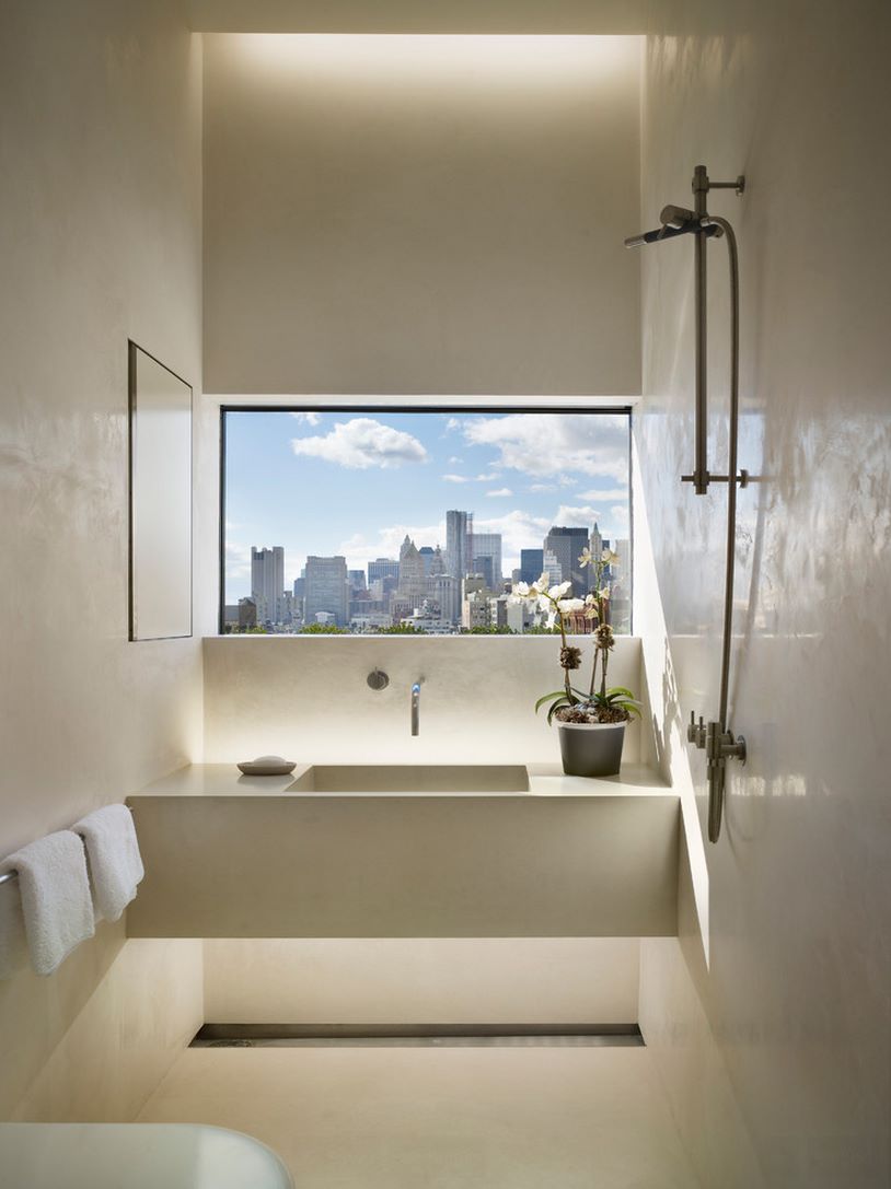 Spectacular Bathroom Design with a View