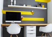 Budget-home-office-design-with-white-IKEA-floating-shelf-217x155