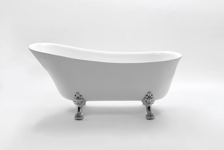 Classic-modern freestanding tub