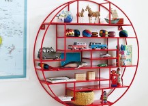 Collection-of-toys-on-a-round-red-shelf-217x155