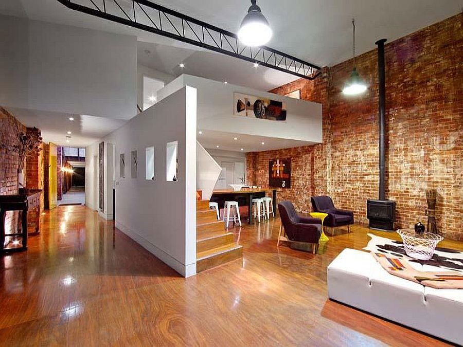 Beautiful Brick Walls: Warehouse Conversion in Fitzroy Conceals Twin Delights