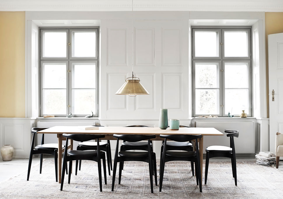 Dining space in home of Knud Erik Hansen