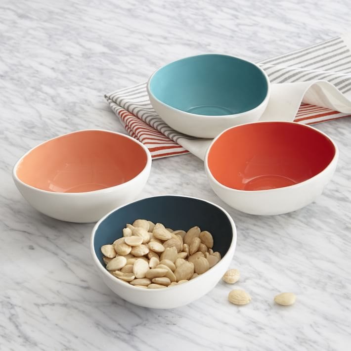 Glazed prep bowls from West Elm