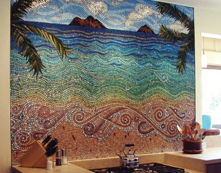 18 Gleaming Mosaic Kitchen Backsplash Designs