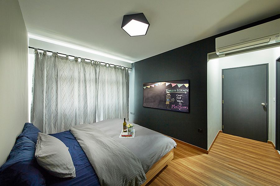 belysning bidrar till kritbrädans överklagande i det moderna sovrummet