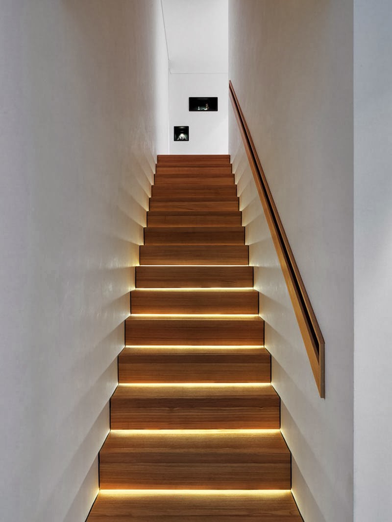 modern stairs lighting ideas