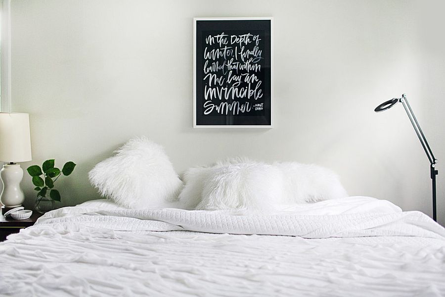 Limited edition poster that brings the chalkboard goodness to the bedroom