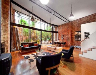 Beautiful Brick Walls: Warehouse Conversion in Fitzroy Conceals Twin Delights