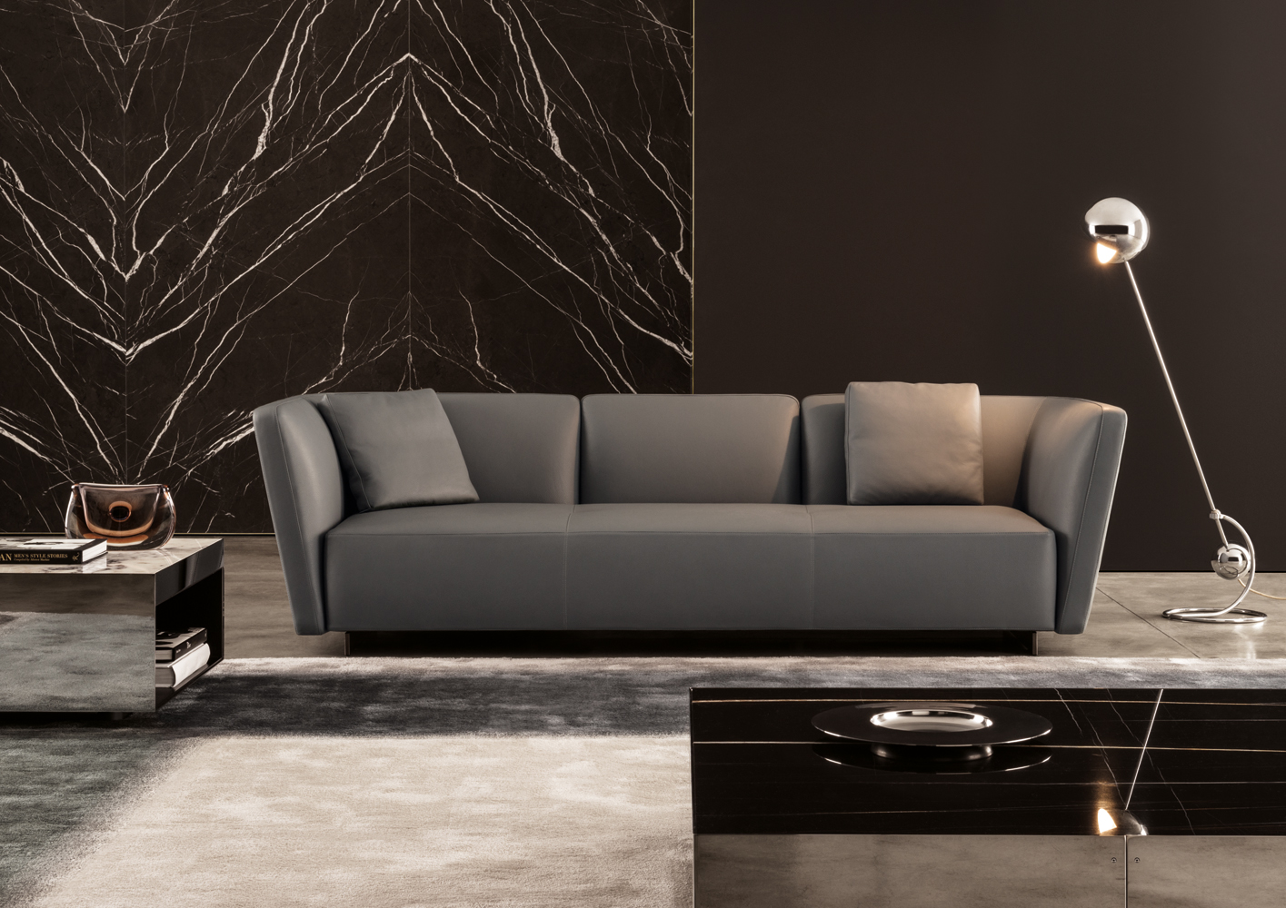 Lounge Seymour leather sofa