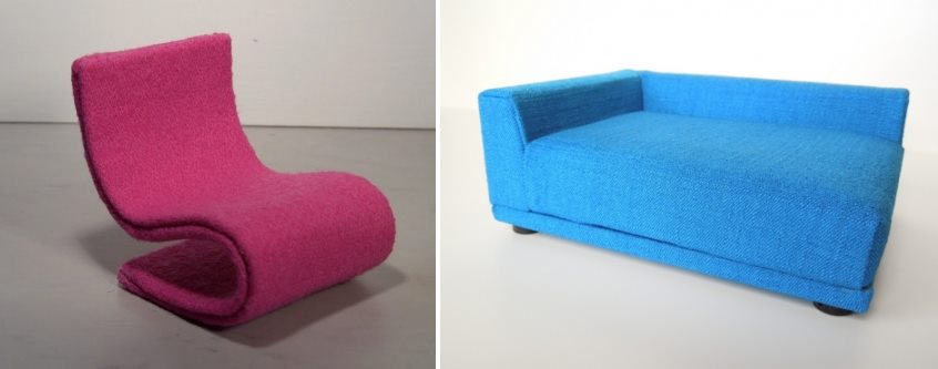 Modern miniature seating from PRD Miniatures