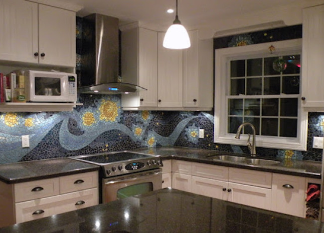 18 Gleaming Mosaic Kitchen Backsplash Designs Decoist