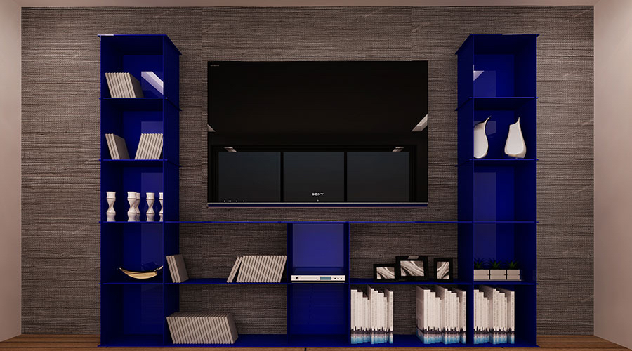 OTZ Living Room Multimedia Ultramarine Blue